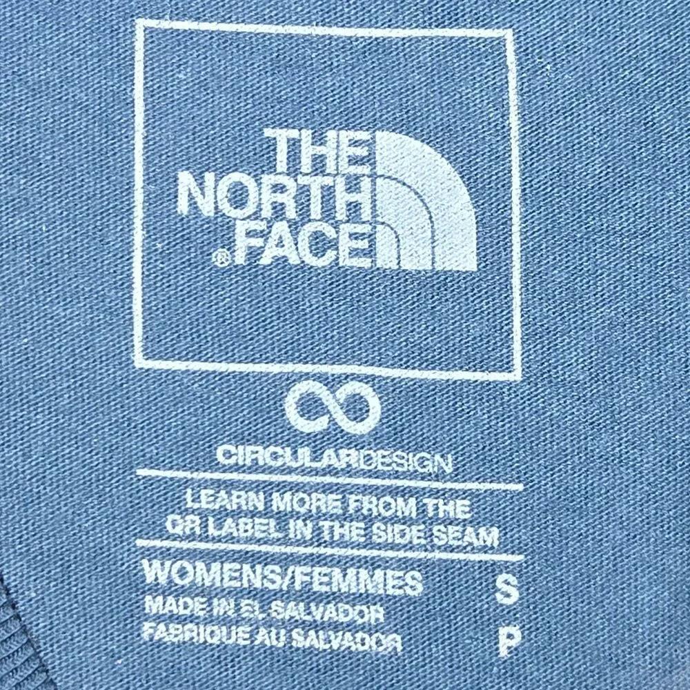 THE NORTH FACE T-Shirt Cotton BlueGreen Women Size Small NEW NWT - Picture 6 of 7